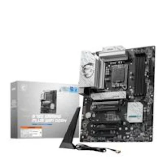 MSI B760 GAMING PLUS WIFI DDR4 ATX Motherboard – Intel B760 Chipset, LGA1700, Supports 14th/13th/12th Gen Intel Core CPUs, 4x DDR4 up to 128GB, PCIe 4.0, Dual M.2, 2.5G LAN, Wi-Fi 6, USB 3.2 Gen2, HDMI, DisplayPort, ATX Gaming Motherboard