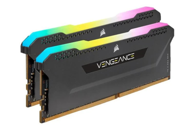 Corsair Vengeance RGB Pro SL 16 GB - 2 x 8GB, DDR4 288-pin DIMM, 3600MT/s, CL18, Black color - Featured Image