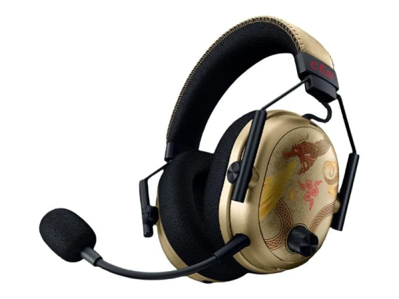 Razer BlackShark V3 Pro - Gaming headset, Wireless, Microphone, 20Hz-20kHz, Gold / Black Color - Featured Image