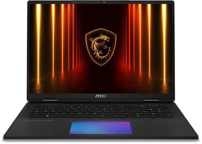 MSI Titan 18 HX AI A2XWIG-632US 18" Gaming Laptop – Intel Core Ultra 9 285HX, GeForce RTX 5080 16GB Laptop GPU, 64GB DDR5, 2TB NVMe SSD, 18" 4K Mini LED 120Hz Display, Wi-Fi 7, Thunderbolt 4, Windows 11 Pro - Featured Image