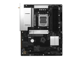 ASRock B850 Rock WiFi 7 AM5 ATX Motherboard – AMD B850 Chipset, AMD Socket AM5 Support, DDR5 Dual-Channel up to 8000+ MHz, PCIe 5.0 x16 & PCIe 4.0 x16, Wi-Fi 7 (802.11be) & Bluetooth 5.4, Realtek 2.5 Gb Ethernet, HDMI 2.1, 7.1 Audio, USB 3.2 Gen2x2 Type-C + Multiple USB Ports, ATX