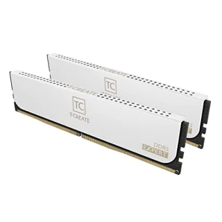 TEAMGROUP T-Create Expert 96 GB - 2 x 48GB, DDR5 288-pin DIMM, 6800MT/s, CL36, White color