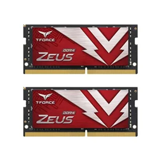 TEAMGROUP T-Force Zeus 16 GB - 2 x 8GB, DDR4 288-pin DIMM, 2666MT/s, CL19, Red / Black color