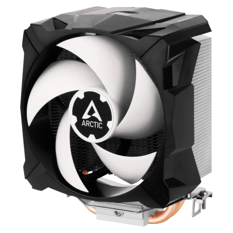 ARCTIC Freezer 7 X Compact CPU Air Cooler – 92 mm PWM Fan (300–2000 RPM), 2 x 6 mm Direct-Touch Heatpipes, Fluid Dynamic Bearing, 44-Fin Aluminum Heatsink, Black/White/Aluminum, Supports Intel LGA 1851/1700/1200/115x & AMD AM5/AM4 Sockets - Featured Image