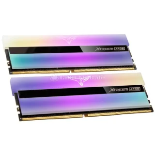 TEAMGROUP T-Force Xtreem ARGB 16 GB - 2 x 8GB, DDR4 288-pin DIMM, 3200MT/s, CL16, White color