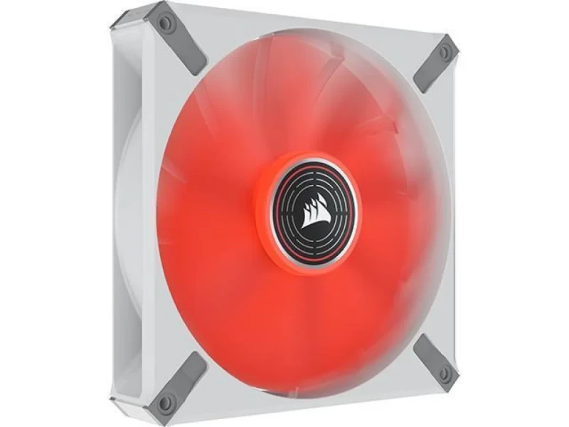 Corsair ML140 LED ELITE Red Premium - 140mm PWM fan, 10 - 31.8 dB, 15 - 82.9 CFM Airflow, 400 - 1600 RPM, White Color - Featured Image