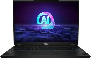 MSI Stealth 18 AI Studio A1VHG-019US 18″ QHD+ 240 Hz Gaming & Creative Laptop – Intel Core Ultra 9 185H, NVIDIA GeForce RTX 4080 12 GB GDDR6, 32 GB DDR5, 1 TB NVMe SSD, Windows 11 Home, Wi-Fi 7, Thunderbolt 4, Midnight Black