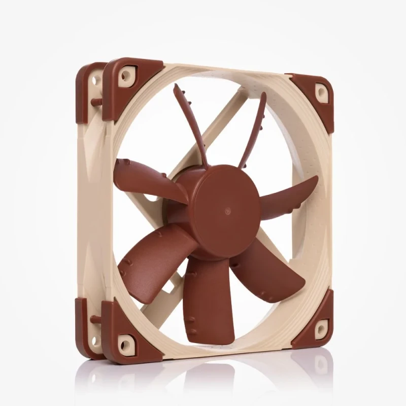 Noctua S12A ULN - Size120 mm, Airflow Side Panel, Noise Level6.7 - 8.6 dB External Volume, Brown Color - 120mm fan, 6.7 - 8.6 dB, 600 - 800 RPM, Brown Color - Featured Image