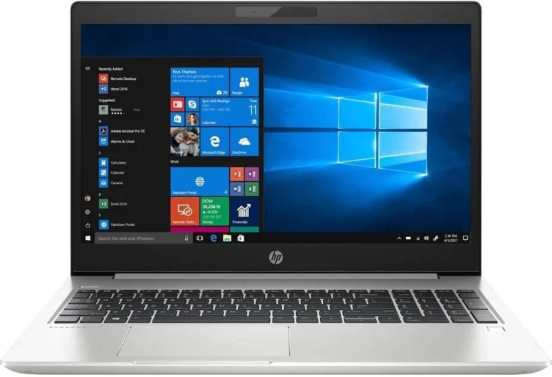 HP ProBook 450 G8 15.6" Business Laptop – Intel Core i5-1135G7 Quad-Core CPU (up to 4.2 GHz), 15.6″ FHD (1920x1080) IPS Display, Intel Iris Xe Graphics, 8 GB DDR4 RAM, 256 GB NVMe SSD, Windows 10/11 Pro, HD Webcam, Wi-Fi 6 & Bluetooth, USB-C & HDMI Ports, Silver - Featured Image