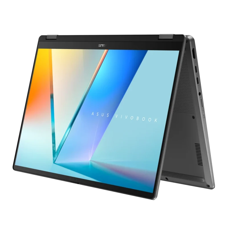 ASUS Vivobook 14 Flip (TP3407SA-OU516512G5W) 14″ OLED 2-in-1 Laptop – Intel® Core™ Ultra 5 226V 8-Core Processor (up to ~4.5 GHz), 16 GB DDR5 RAM, 512 GB M.2 NVMe™ SSD, 14.0″ WUXGA (1920x1200) OLED Touch Display, Intel® Arc™ Graphics, Windows 11 Home, 360° Flip Convertible Design, Wi-Fi 6 & Bluetooth, Stylus Support, Matte Gray - Featured Image