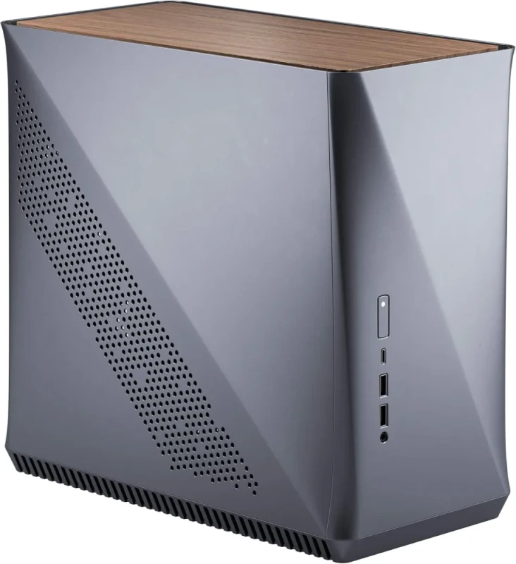 Fractal Design Era ITX Mini Tower Case Titanium Gray – Compact Aluminum ITX Chassis with Support for ATX/SFX/SFX-L PSUs, Up to 295 mm GPUs, Dual 120 mm Radiator, USB-C + USB-A Ports, Tool-Less Panels & Flexible HDD/SSD Storage – Sleek Small Form Factor PC Case - Featured Image