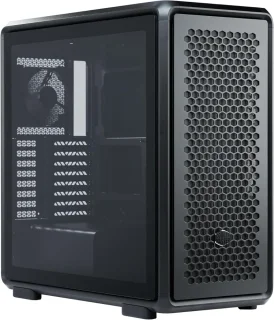 Cooler Master MasterFrame 600 Black Mid-Tower ATX PC Case MF600-KGNN-S00 – FreeForm 2.0 Modular Open-Frame Chassis, Aluminum & Tempered Glass Panels, Supports E-ATX/ATX/Micro-ATX/Mini-ITX, Pre-Installed 3x140 mm + 1x120 mm Fans, USB-C & USB-A Front I/O, Up to 420 mm Radiator & 485 mm GPU Support