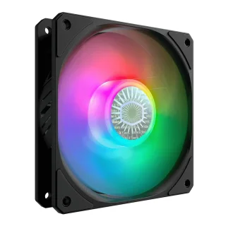 Cooler Master SickleFlow 120 ARGB (MFX-B2DN-18NPA-R1) – 120 mm Addressable RGB Case Fan, Rifle Bearing, 650–1800 RPM PWM, 62 CFM Airflow, 2.5 mmH₂O Static Pressure, ARGB 3-Pin + 4-Pin PWM Connectors, 8–27 dBA Noise, 120x120x25 mm High-Performance PC Cooling Fan for Cases & Radiators