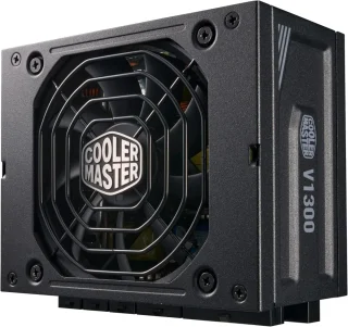 Cooler Master V SFX Platinum 1300W Fully Modular Power Supply (MPZ-D001-SFBP-BUK) – 80 PLUS Platinum, SFX Form Factor, ATX 3.0 & PCIe 5.0 Ready with 12VHPWR, 92mm FDB Fan, SFX-to-ATX Bracket, 4x PCIe 6+2, 12x SATA, Active PFC
