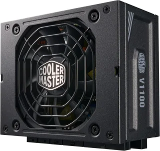 Cooler Master V SFX Platinum 1100W Fully Modular Power Supply (MPZ-D001-SFAP-BK2-GL) – 80 PLUS Platinum, SFX Form Factor, ATX 3.0 & PCIe 5.0 Ready with 12VHPWR, 92mm FDB Fan, SFX-to-ATX Bracket Included, Active PFC, 8x SATA, 4x PCIe 6+2
