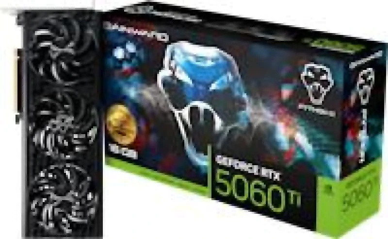 Gainward GeForce RTX 5060 Ti Python III OC 16GB GDDR7 Graphics Card, Triple-Fan Cooling, 2662MHz Boost Clock, PCIe 5.0 x8, 128-bit Memory, 3x DisplayPort 2.1b, 1x HDMI 2.1b, 1x 8-Pin Power, Dual-Slot 292mm Black GPU - Featured Image