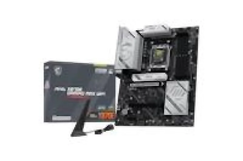 MSI MAG X870E GAMING MAX WIFI ATX Motherboard, AMD X870E Chipset, AM5 Socket for Ryzen 9000/8000/7000, 4x DDR5 8200+ OC (256GB), PCIe 5.0 x16, 1x Gen5 M.2 + 2x Gen4 M.2, 4x SATA III, USB4 40Gbps, 5G LAN, Wi-Fi 7, Bluetooth 5.4, HDMI - Featured Image