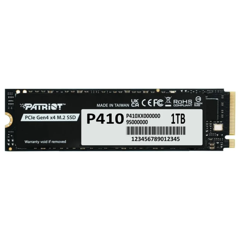 Patriot P410 - 1 TB SSD, M.2 PCIe 4.0 X4, M.2-2280 - Featured Image