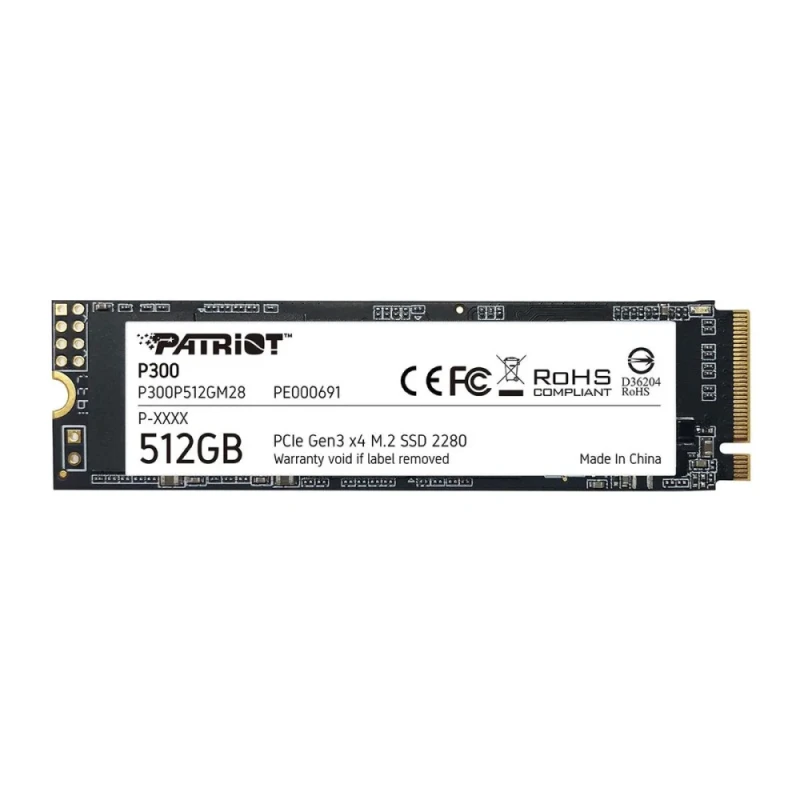 Patriot P300 - 512 GB SSD, M.2 PCIe 3.0 X4, M.2-2280 - Featured Image