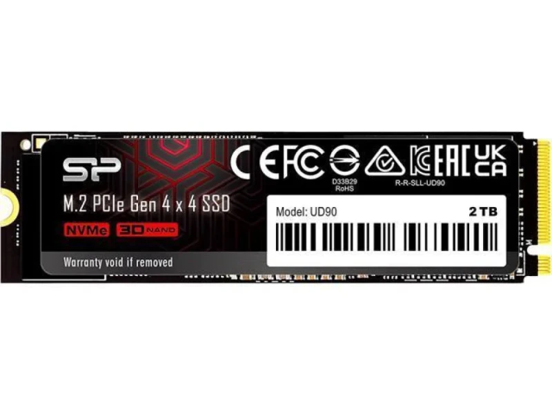 Silicon Power UD90 - 2 TB SSD, M.2 PCIe 4.0 X4, M.2-2280 - Featured Image