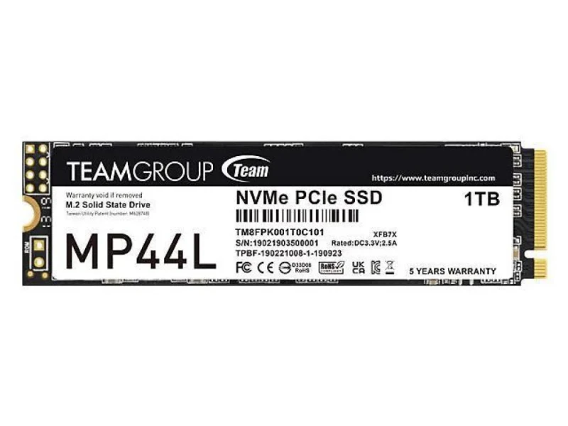 TEAMGROUP MP44L - 1 TB SSD, M.2 PCIe 4.0 X4, M.2-2280 - Featured Image