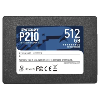 Patriot P210 - 512 GB SSD, SATA 6.0 Gb/s, 2.5"
