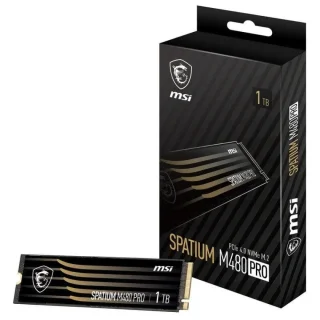 MSI SPATIUM M480 PRO - 1 TB SSD, M.2 PCIe 4.0 X4, M.2-2280, 1024 MB Cache memory