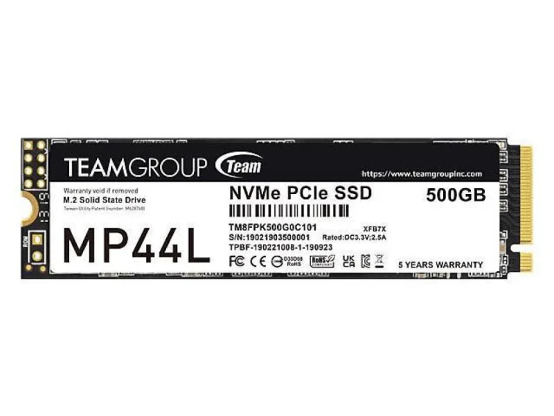 TEAMGROUP MP44L - 500 GB SSD, M.2 PCIe 4.0 X4, M.2-2280 - Featured Image