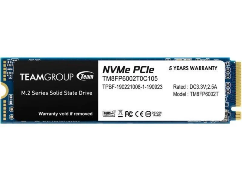 TEAMGROUP MP33 - 2 TB SSD, M.2 PCIe 3.0 X4, M.2-2280 - Featured Image