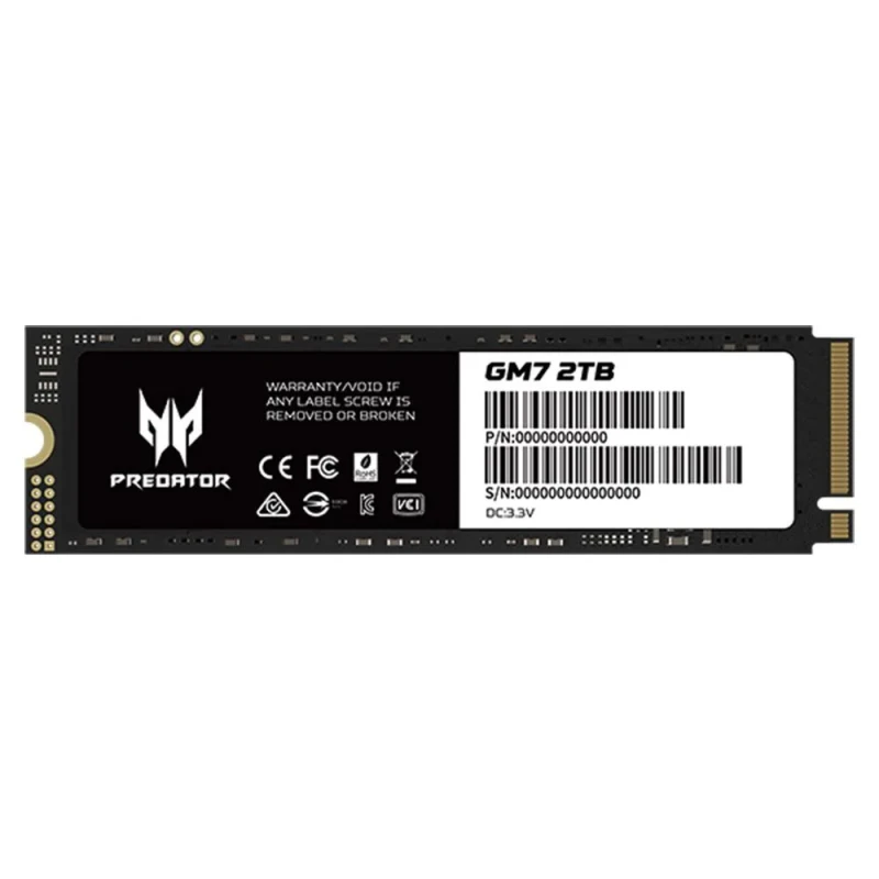 Acer Predator GM7 - 2 TB SSD, M.2 PCIe 4.0 X4, M.2-2280 - Featured Image