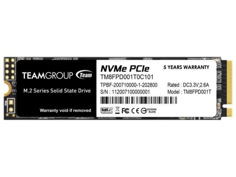 TEAMGROUP MP33 PRO - 1 TB SSD, M.2 PCIe 3.0 X4, M.2-2280 - Featured Image