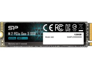 Silicon Power P34A60 - 128 GB SSD, M.2 PCIe 3.0 X4, M.2-2280