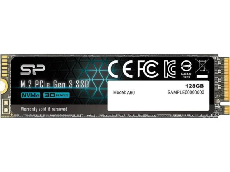Silicon Power P34A60 - 128 GB SSD, M.2 PCIe 3.0 X4, M.2-2280 - Featured Image