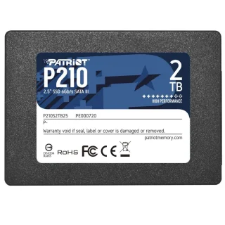 Patriot P210 - 2 TB SSD, SATA 6.0 Gb/s, 2.5"