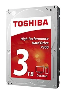 Toshiba P300 - 3 TB 7200 RPM, SATA 6.0 Gb/s, 3.5", 64 MB Cache memory