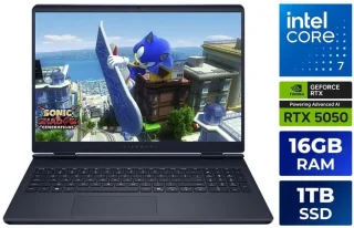 Dell Alienware 16″ Aurora Gaming Laptop LAC16250-7193BLU-PUS, Intel Core 7-240H Series 2 CPU, NVIDIA GeForce RTX 5050 8GB GDDR7, 16GB DDR5-5600 RAM, 1TB NVMe SSD, 16″ WQXGA 120Hz Display, Wi-Fi 7/Bluetooth, Backlit Keyboard, Windows 11 Home