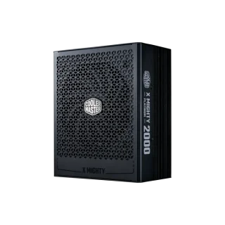 Cooler Master X Mighty Platinum 2000W Fully Modular ATX 12V v3.1 Power Supply MPS-K001-AFBP-NBEU, 80 PLUS Platinum (≈94% Efficiency), Active PFC, Fully Modular Black Cables, 120 mm FDB Fan, Dual 12V-2x6 PCIe Gen5.1, 12 SATA, 4 PCIe 6+2, EPS & ATX Connectors for High-End Gaming/Workstation