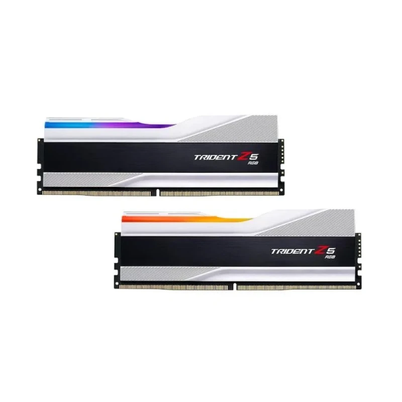 G.Skill Trident Z5 RGB 64 GB - 2 x 32GB, DDR5 288-pin DIMM, 6000MT/s, CL28, Black / White color - Featured Image
