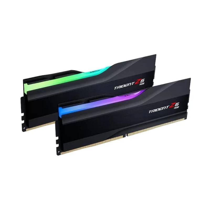 G.Skill Trident Z5 RGB 64 GB - 2 x 32GB, DDR5 288-pin DIMM, 6000MT/s, CL28, Black color - Featured Image
