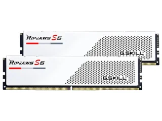 G.Skill Ripjaws S5 32 GB - 2 x 16GB, DDR5 288-pin DIMM, 5600MT/s, CL40, White color