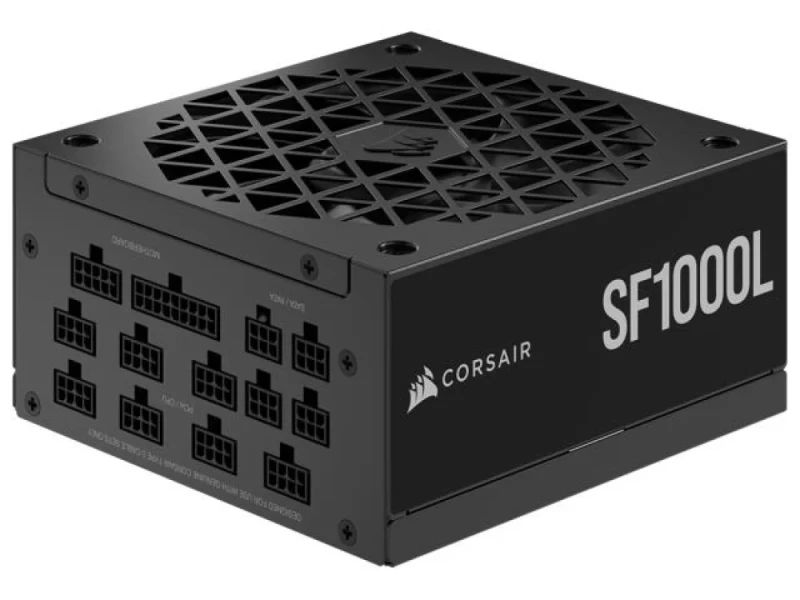 Corsair SF1000L - 1000 W SFX Power Supply, 80+ Gold, Fully Modular, Black Color - Featured Image