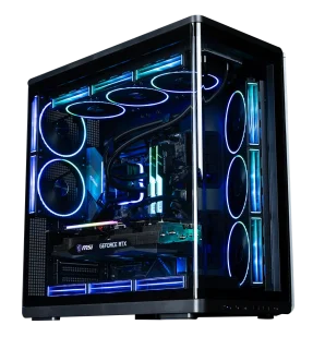 Zalman P60 Black ATX Tempered Glass Mid-Tower PC Case – Support for ATX/mATX/Mini-ITX Motherboards, 5x120 mm ARGB Fans Included, USB-C & USB 3.0 Front I/O, Radiator Support Up to 360 mm, 435 mm GPU Clearance, Dual-Chamber Panoramic Design Gaming Chassis (ZLM 50903, EAN 8800263650903)