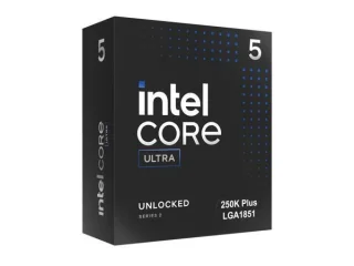 Intel Core Ultra 5 250K Plus Desktop CPU – 18-core (6P + 12E) Arrow Lake architecture, up to 5.30 GHz boost, 30 MB L3 cache, DDR5-7200 memory support, integrated Intel Arc iGPU, unlocked multiplier, FCLGA-1851 socket, PCIe 5.0 for high-performance gaming and productivity builds