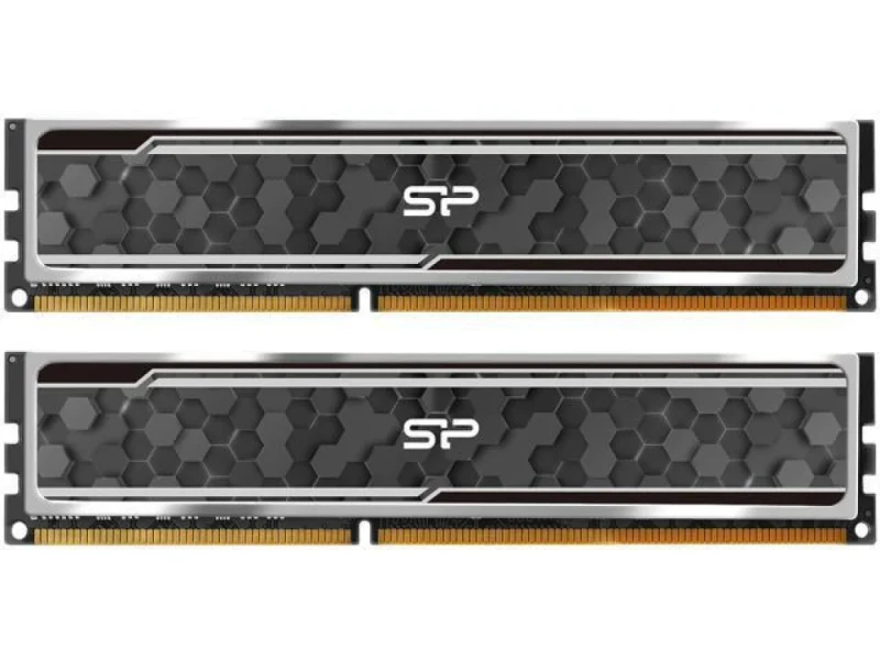 Silicon Power GAMING 16 GB - 2 x 8GB, DDR4 288-pin DIMM, 3200MT/s, CL16, Black / Gray color - Featured Image