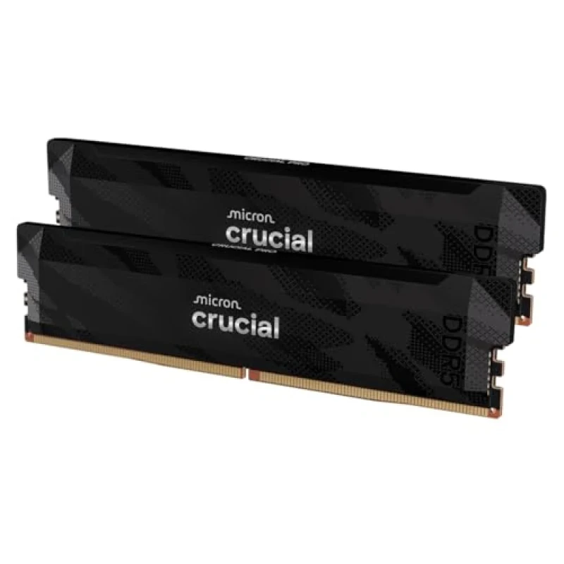 Crucial Pro Overclocking 32 GB - 2 x 16GB, DDR5 288-pin DIMM, 6400MT/s, CL32, Black color - Featured Image