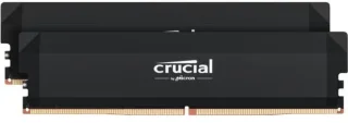Crucial Pro 64 GB - 2 x 32GB, DDR5 288-pin DIMM, 6000MT/s, CL40, Black color
