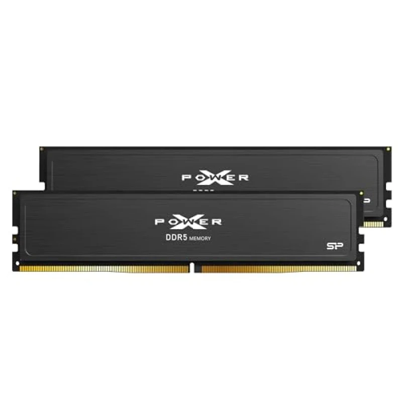 Silicon Power Value Gaming 32 GB - 2 x 16GB, DDR5 288-pin DIMM, 6000MT/s, CL30, Black color - Featured Image