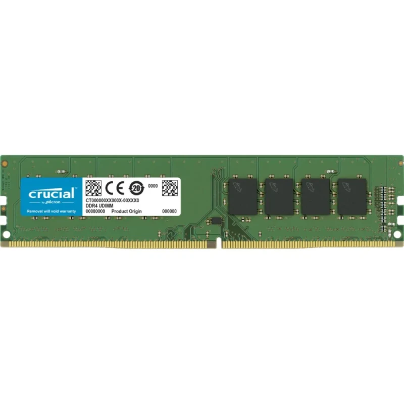 Crucial CT16G4DFRA32A 16 GB - 1 x 16GB, DDR4 288-pin DIMM, 3200MT/s, CL22, Green color - Featured Image