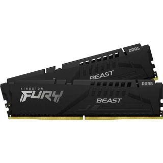 Kingston FURY Beast 32 GB - 2 x 16GB, DDR5 288-pin DIMM, 5200MT/s, CL40, Black / Silver color