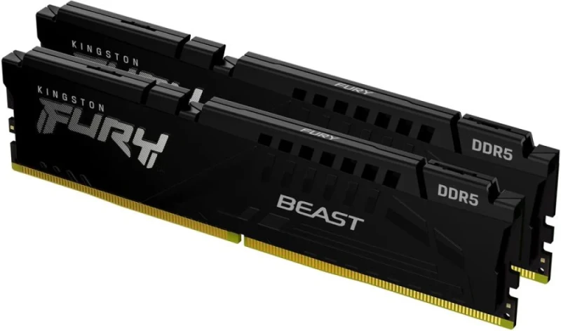 Kingston FURY Beast 64 GB - 2 x 32GB, DDR5 288-pin DIMM, 6000MT/s, CL30, Black color - Featured Image